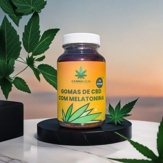 Gomas de CBD com Melatonina - 30 gomas